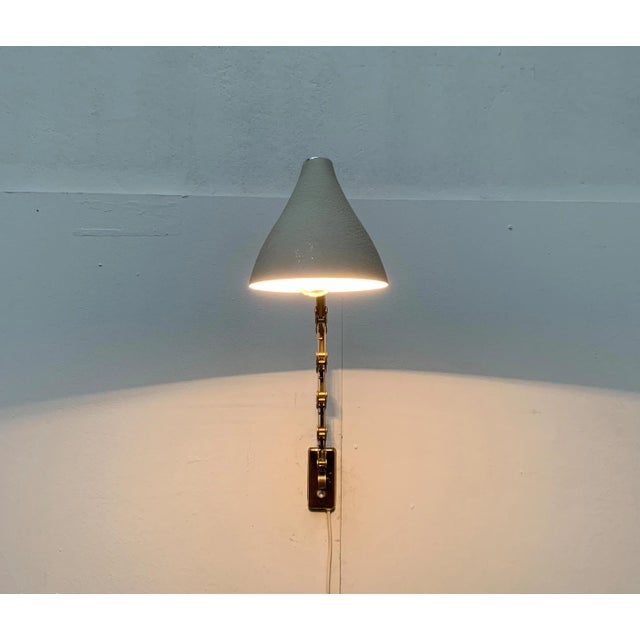 Mid-Century Scissor Wall Lamp For Sale - Image 4 of 18