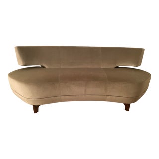 Holly Hunt Curved Sofa For Sale