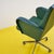 Green Vintage Green Office Chair For Sale - Image 8 of 11