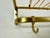 1960s Mid-Century Modern Aluminium and Brass Coat and Hat Rack, 1960s For Sale - Image 5 of 9