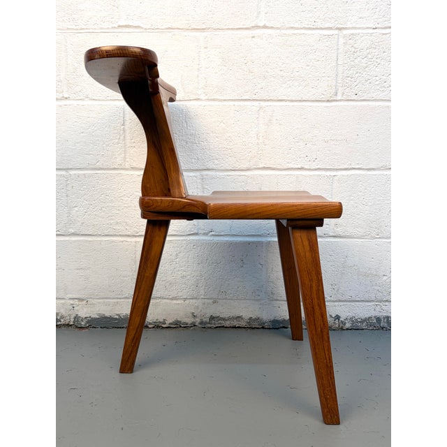 Mid 20th Century Mid 20th Century Rosewood Prayer or "Cockfighting" Chair by M. Hayat & Bros. For Sale - Image 5 of 12