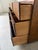 Wood 1970’s John Widdicomb Campaign Mid-Century Burlwood & Brass 9-Drawer Lowboy Dresser For Sale - Image 7 of 13