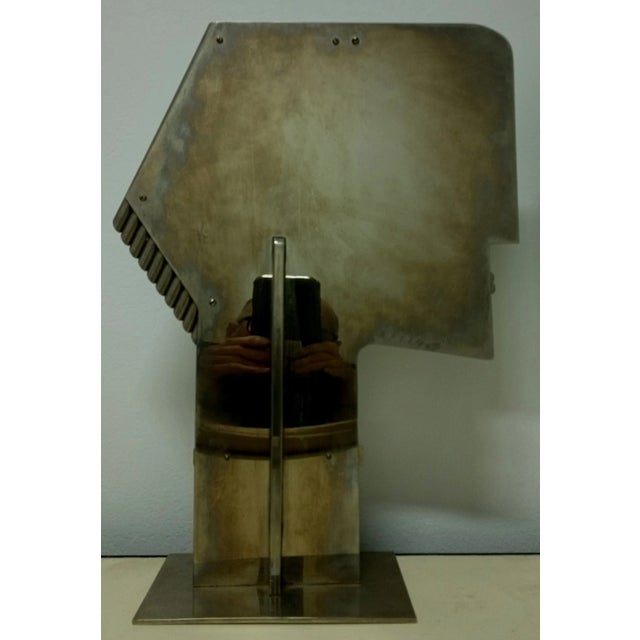 1970s 1970s Austria Pair Modernist Profile Head Sculptures tamped Hagenauer Wien - a Pair For Sale - Image 5 of 14