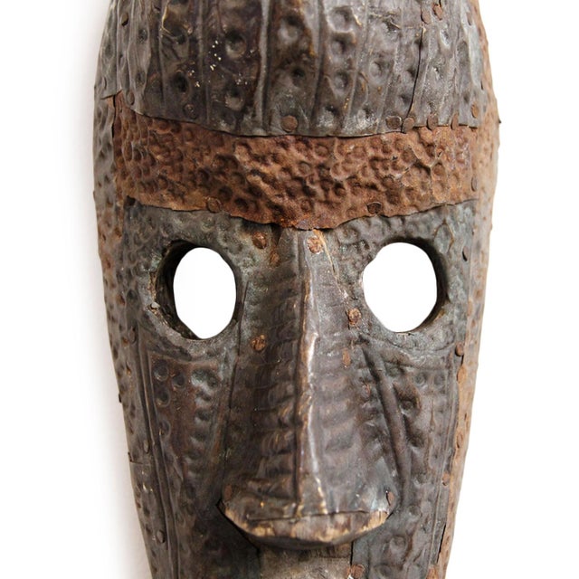 Tribal Vintage Marka Bamana Tribal Mask / Sculptural Wall Object For Sale - Image 3 of 3