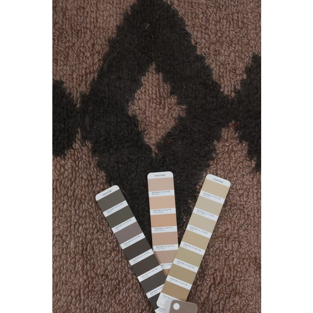 Angora Mohair Turkish Tulu Rug 4'4'' X 6'7'' For Sale - Image 10 of 10