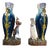 Art Nouveau Enamelled Ceramic Vases, 1890, Set of 2 For Sale