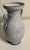 Folk Art Studio Pottery Blue and White. Loving Cup Vase For Sale - Image 4 of 7