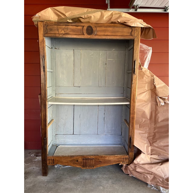 English French Antique Armoire For Sale - Image 3 of 12