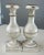 Italian Pair of Vintage Italian Style Whitewashed & Gilt Candlesticks For Sale - Image 3 of 6