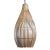 Raw Bamboo Asian Modern Bottle Pendant Light For Sale - Image 4 of 7