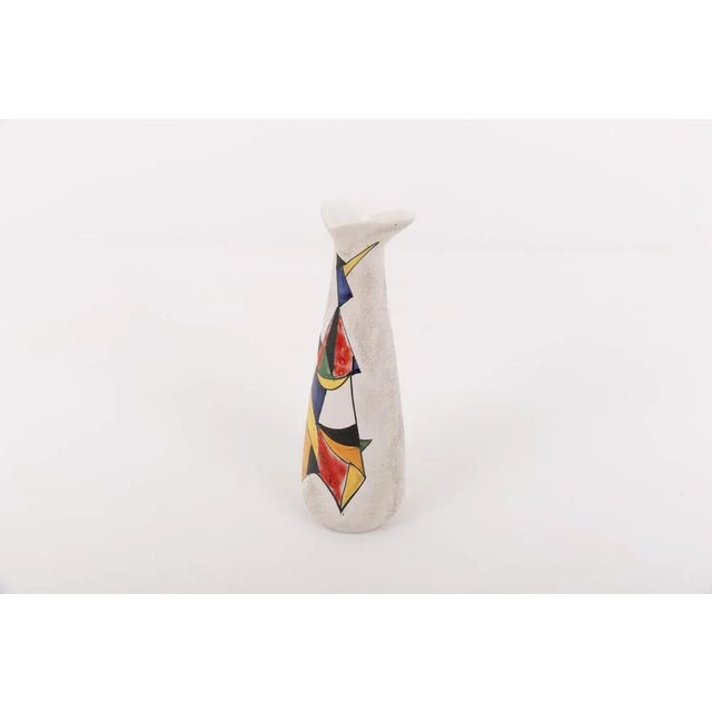 Sicilian Ceramic Vase from F. Rasa For Sale - Image 4 of 6