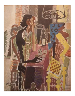 1947 After Georges Braque "The Patience", First Edition Period Parisian Offset Lithograph