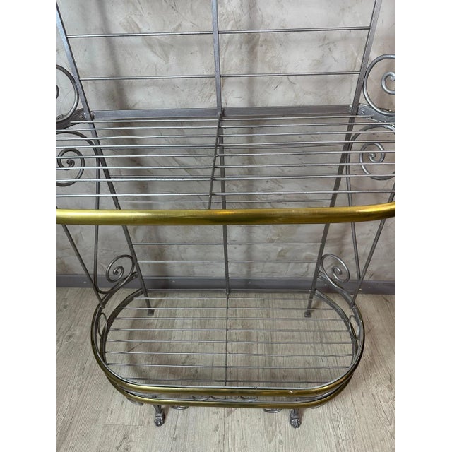 Metal Vintage Bakery Shelf, 1950s For Sale - Image 7 of 16