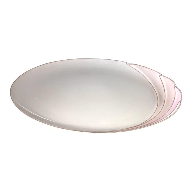 80s en Vogue for Maxim's of France by Hutschenreuther of Germany Oval Serving Platter For Sale