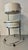 1960s Mid-Century Chrome & White 2-Tier Rolling Trolley For Sale - Image 5 of 7