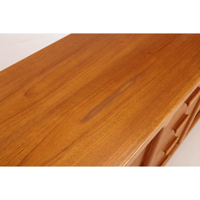 CFC Silkeborg Tambour Door Sideboard by Johannes Andersen for CFC Silkeborg, Denmark, 1960s For Sale - Image 4 of 11