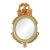 Carver's Guild Fleur-De-Lis Giltwood Painted Mirror For Sale