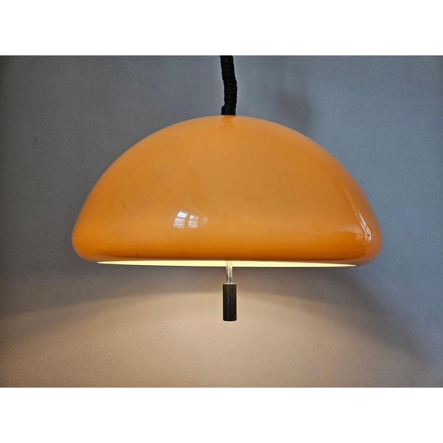 Yellow Mid-Century Pendant by Luigi Massoni for Guzzini, Italy, 1970s For Sale - Image 8 of 14