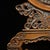 1980s Carved Hardwood Commemorative Table Screen — Mao Era, With Original Stand For Sale - Image 5 of 9