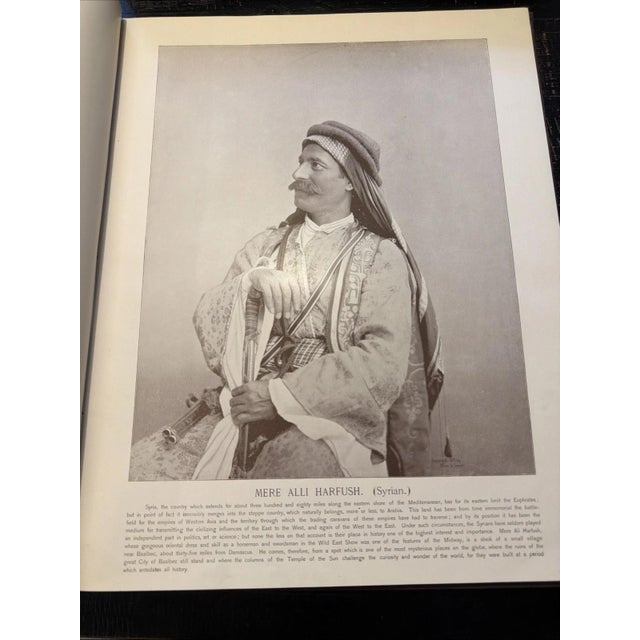 Late 19th Century Portrait Photos - Middle Eastern & African People Columbian Exposition Book 1894 For Sale - Image 5 of 8