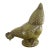 Vintage Royal Haeger Model 613a Antiqued Avocado Standing Chicken Sculpture For Sale