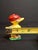 Antique Hubley Cast Iron Golfer Duck Paperweight Duffer Figurine Original Paint For Sale - Image 9 of 11