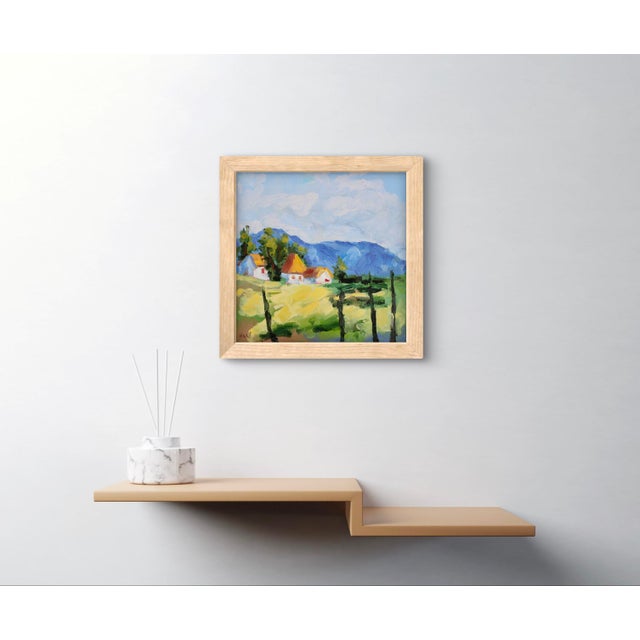 Abstract Modern Contemporary Impressionist Landscape Oil Painting For Sale - Image 3 of 8