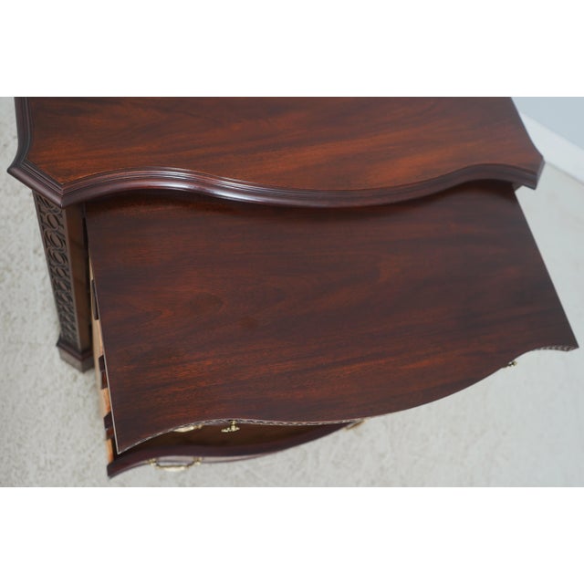Henkel Harris Henkel Harris Mahogany Bachelor Chest W. Pull Out Slide For Sale - Image 4 of 17