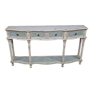 Country French Paint Decorated Console For Sale