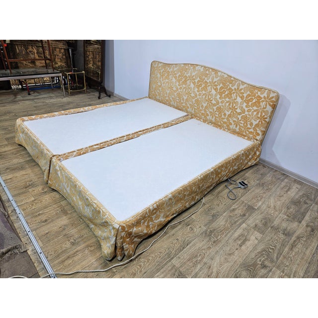 Hollywood Regency Vintage Double Electric Bed, 1970s For Sale - Image 3 of 18