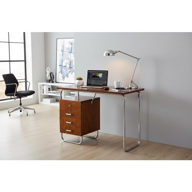 Oak Writing Desk from Robert Slezak, 1930s For Sale - Image 14 of 15
