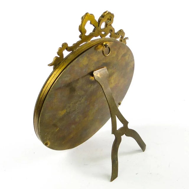 Metal Vintage French Bronze Classicist Frame, 1890s For Sale - Image 7 of 13