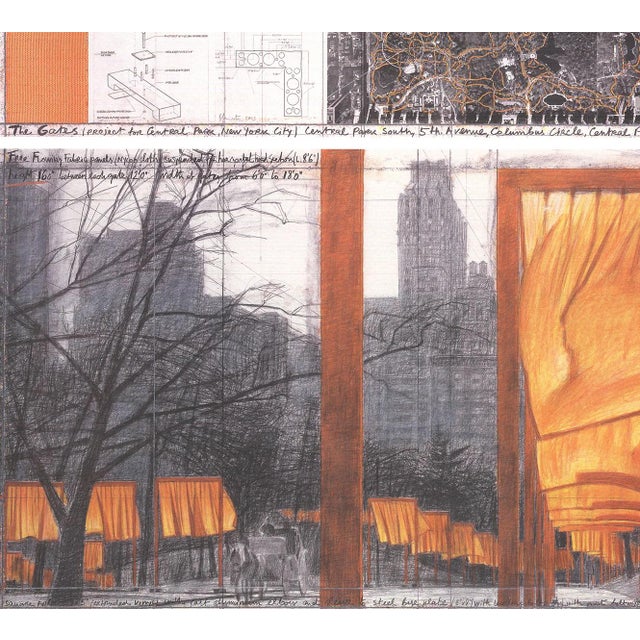 Contemporary Javacheff Christo the Gates, the Official Poster, 2003 For Sale - Image 3 of 4