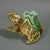 Rare Holdcroft Majolica Frog Toothpick Holder For Sale - Image 4 of 8