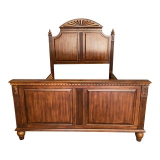 Cherry Queen Size Bed Frame For Sale