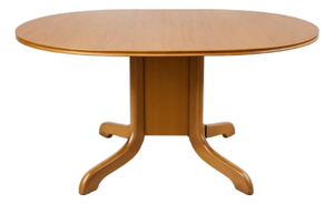 Mid-Century Oval Drop Leaf Gateleg Dining Table in Teak from Morris of Glasgow, 1960s