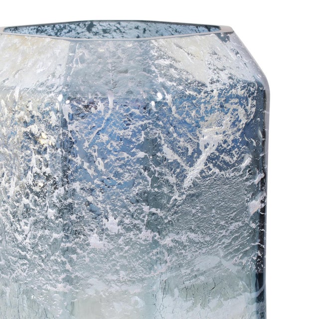 Lonsdale Iridescent Tall Glass Vase For Sale In Chicago - Image 6 of 11