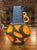 This beautiful orange and black vintage "Banjo Vase", model 313, was produced by the West German manufacturer Roth Keramik...