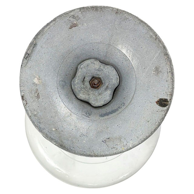 1960s MCM Tall Tulip Side Table Attributed to Eero Saarinen for Knoll W/ Walnut Laminate Top For Sale - Image 4 of 4