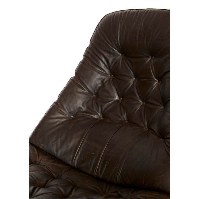 Set of MS-68 Swivel Lounge Chair and Ottoman from Madsen & Schübell, 1960s For Sale - Image 9 of 18