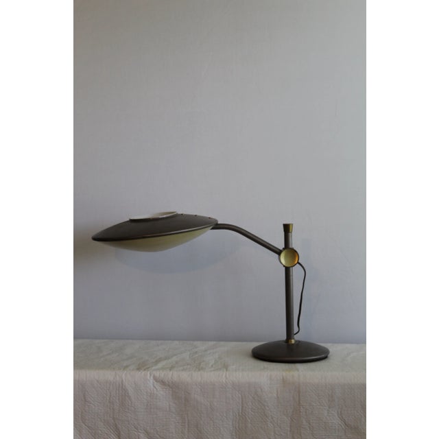 1960s 1960's Dazor Bronze Table Lamp For Sale - Image 5 of 10