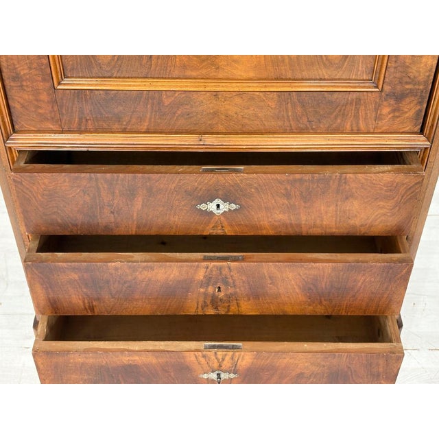 Antique Biedermeier Secretaire, 1880 For Sale - Image 6 of 14