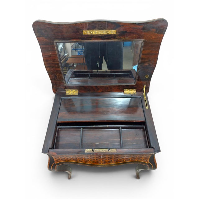 Rococo Style Dressing Table with Drawer, 1800s For Sale - Image 5 of 14