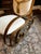 Vintage Hollywood Regency Gilt Metal Ribbon Rocking Chair For Sale - Image 11 of 17