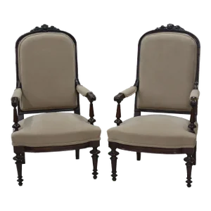 Pair of 19th Century Arm Chairs