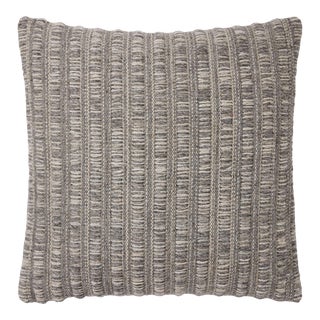 Amber Lewis x Loloi Kit Grey / Natural 22'' x 22'' Cover with Down Pillow For Sale