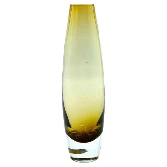 Vintage Art Glass Vase, France, 1970s For Sale - Image 6 of 6