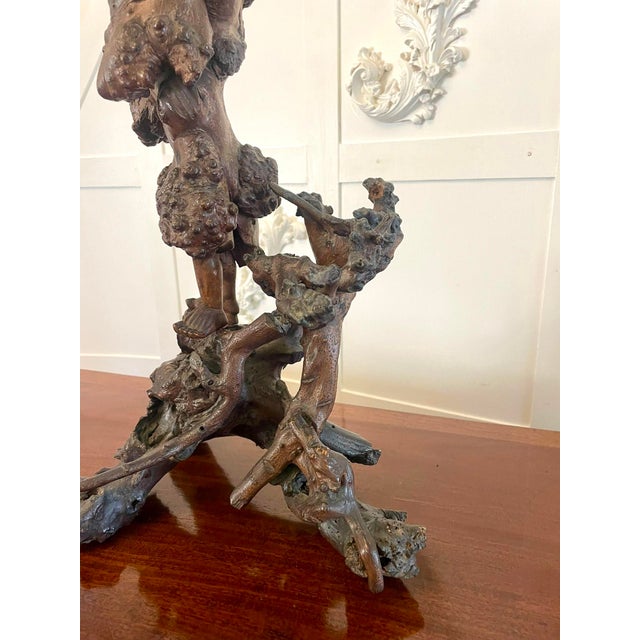 Mid 19th Century 19th Century Chinese Root Carving, 1860s For Sale - Image 5 of 11