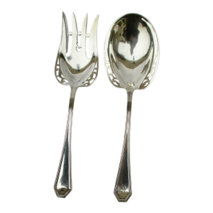 Sterling Silver Salad Set by Reed & Barton Circa 1910 - Set of 2