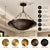 Bring a warm, sculptural look to your space with this handmade brass bowl chandelier. Its broad, gently curved shade hangs...